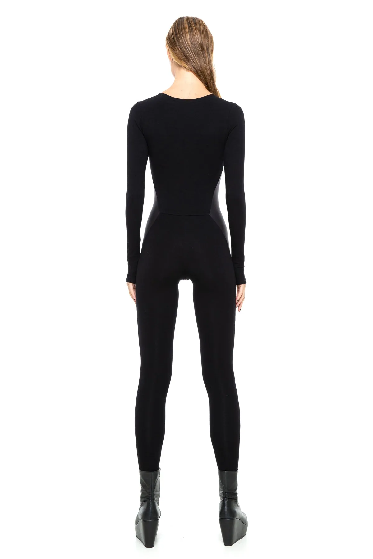 5D x Stellar Dust Chevron Jumpsuit - bamboo/nylon