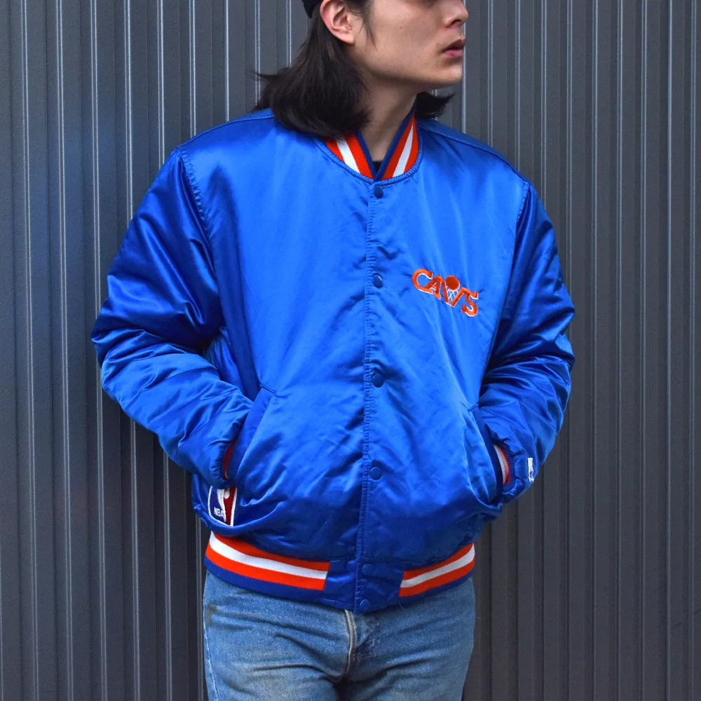90’s starter “NBA Cleveland Cavaliers” スタジャン アワードジャケット USA製 240307