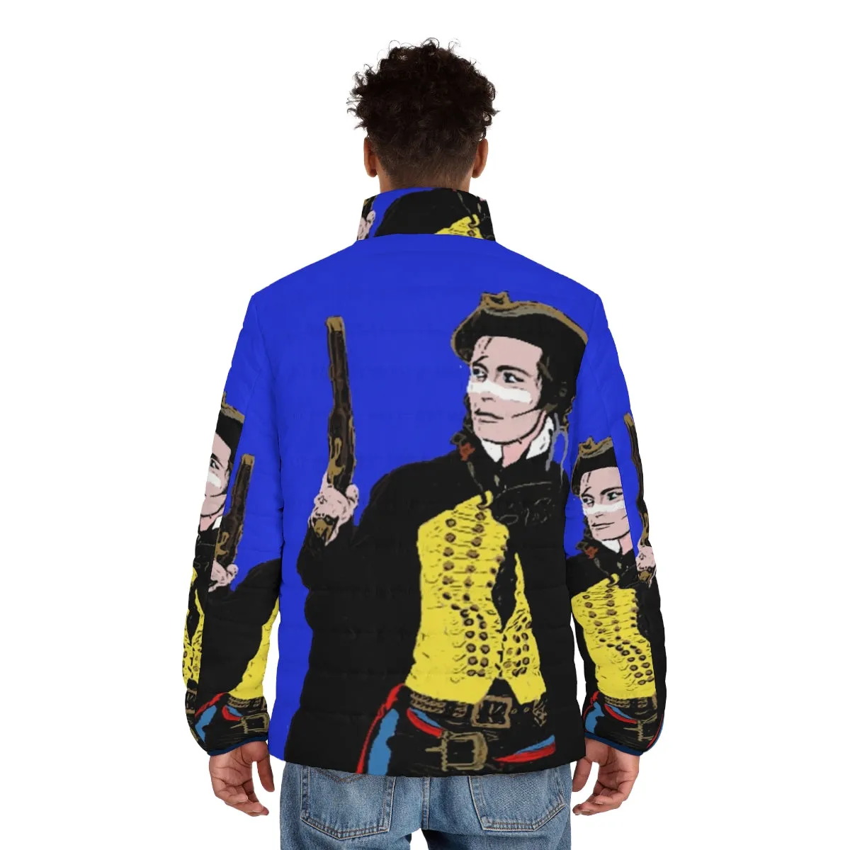 Adam Ant Inspired Puffer Jacket - 70s/80s Punk Style