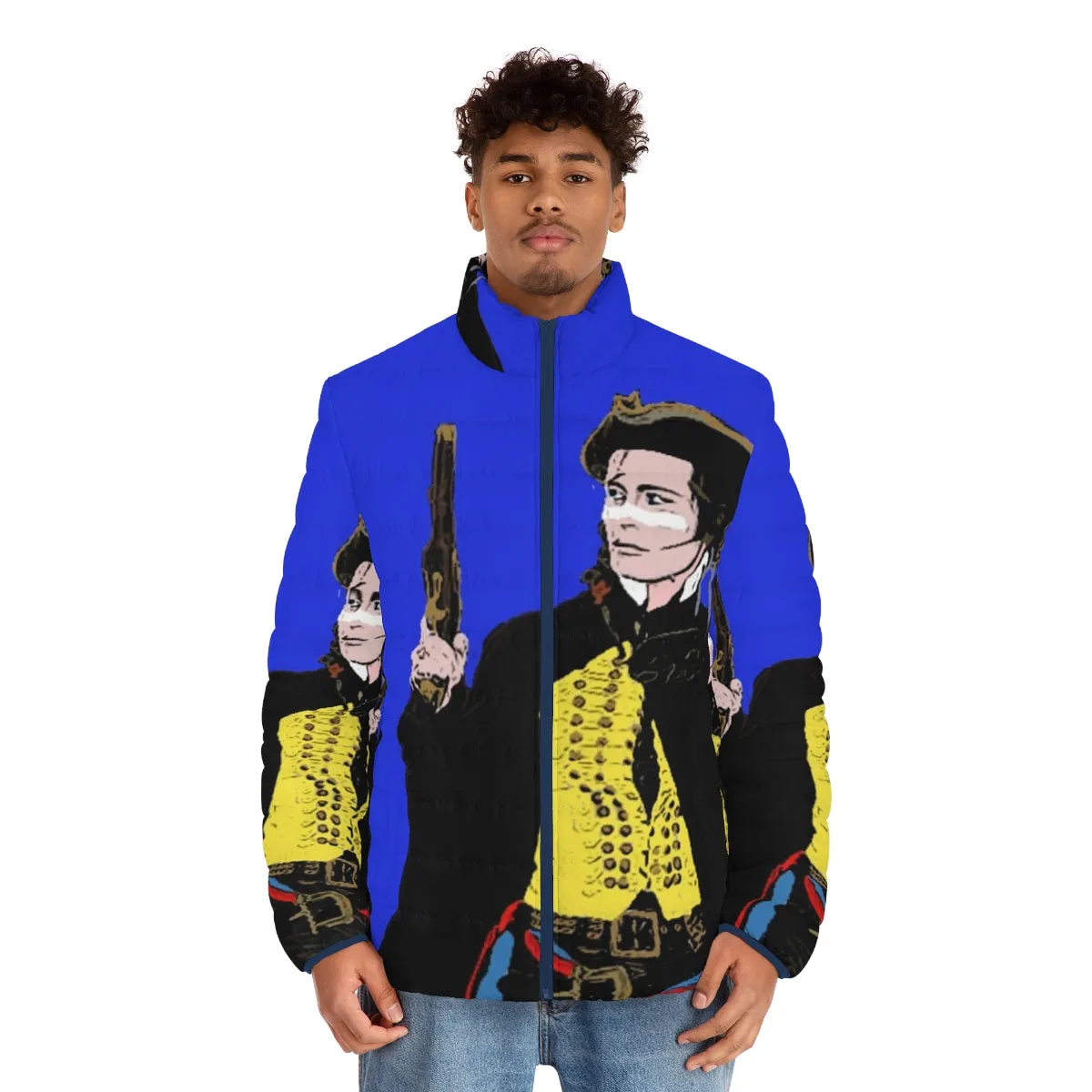 Adam Ant Inspired Puffer Jacket - 70s/80s Punk Style