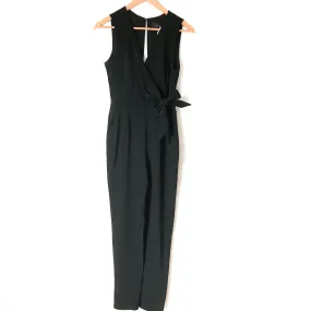 Adelyn Rae Black Waist Tie Jumpsuit NWT- Size XS