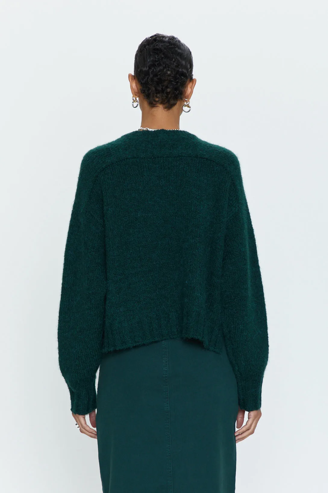 Adina Every Day Sweater - Pine
