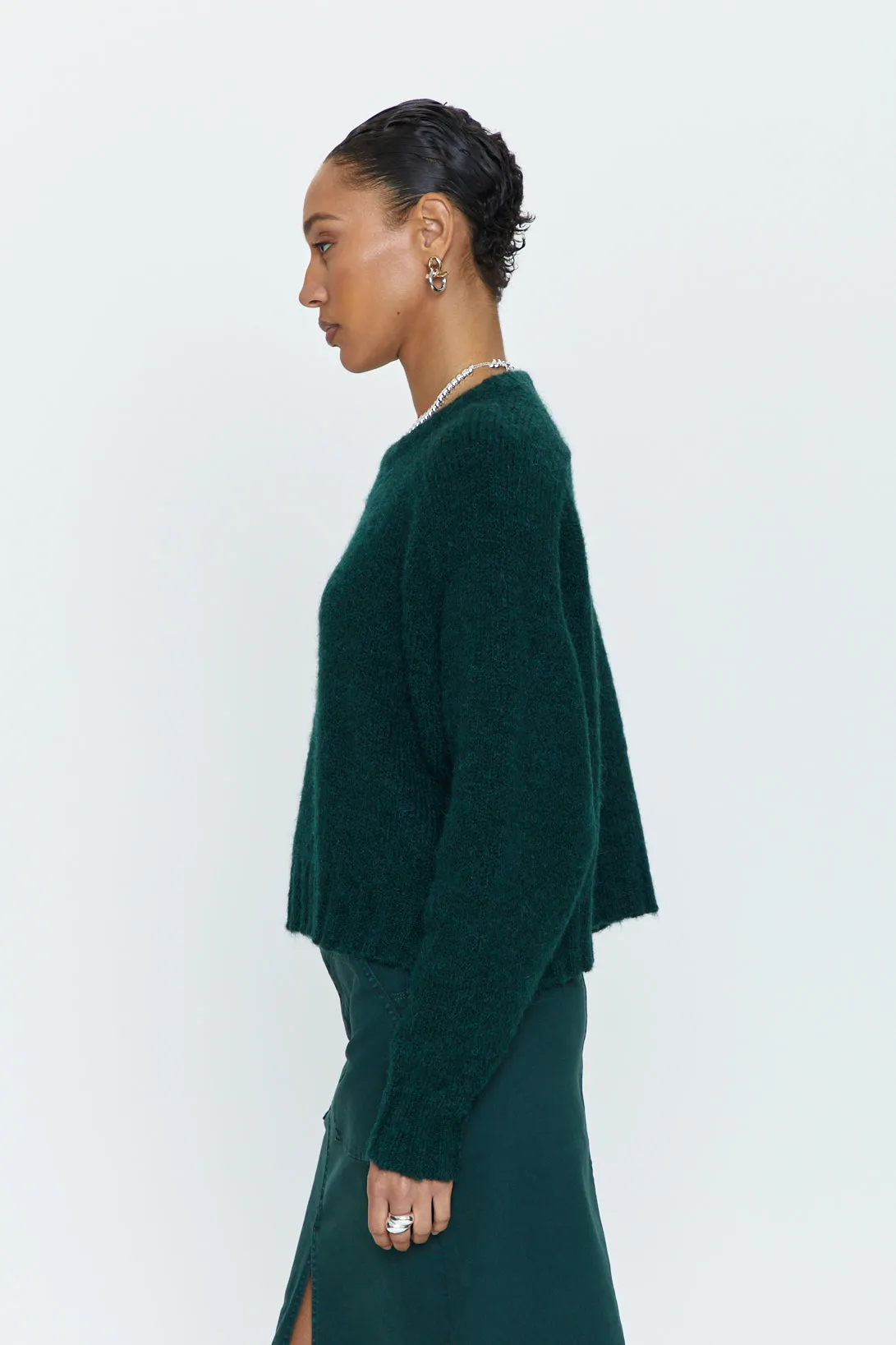 Adina Every Day Sweater - Pine
