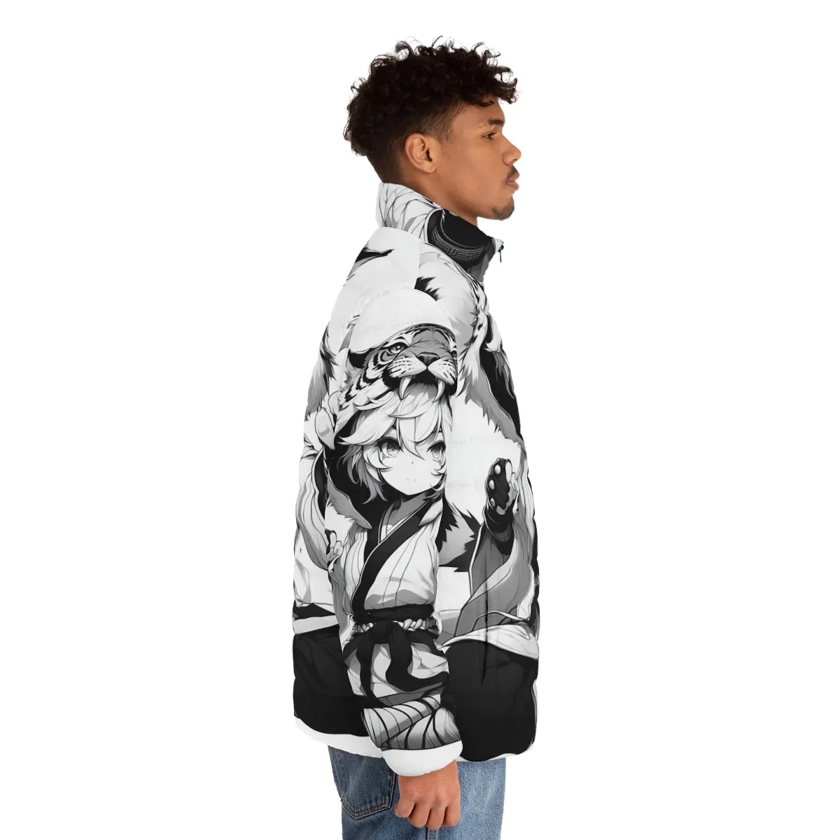Adorable Furry Puffer Jacket for Anime and Cosplay Fans