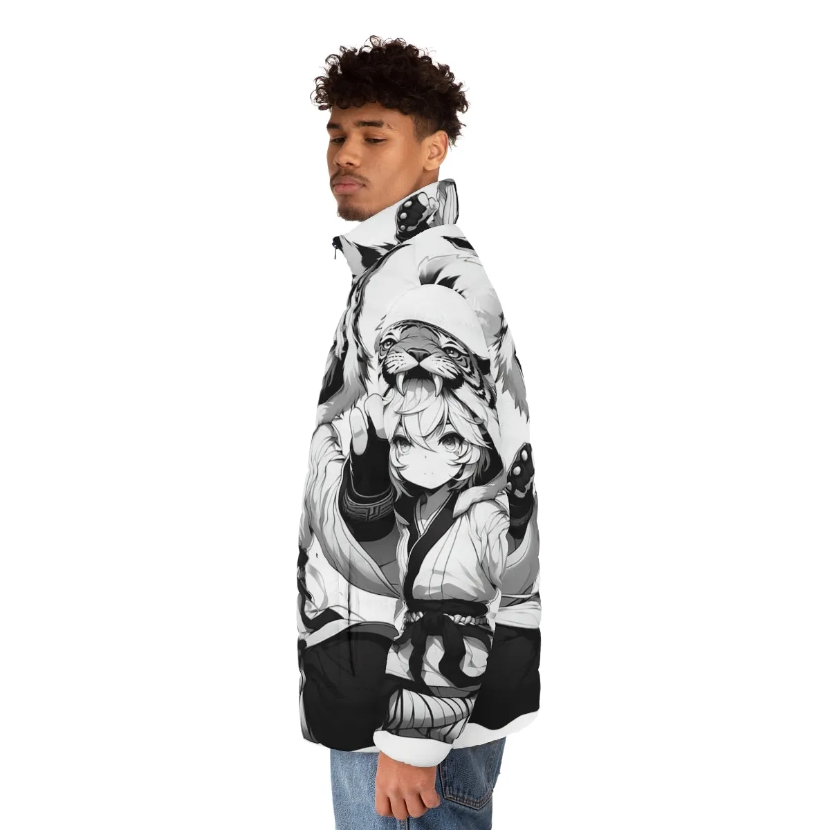 Adorable Furry Puffer Jacket for Anime and Cosplay Fans