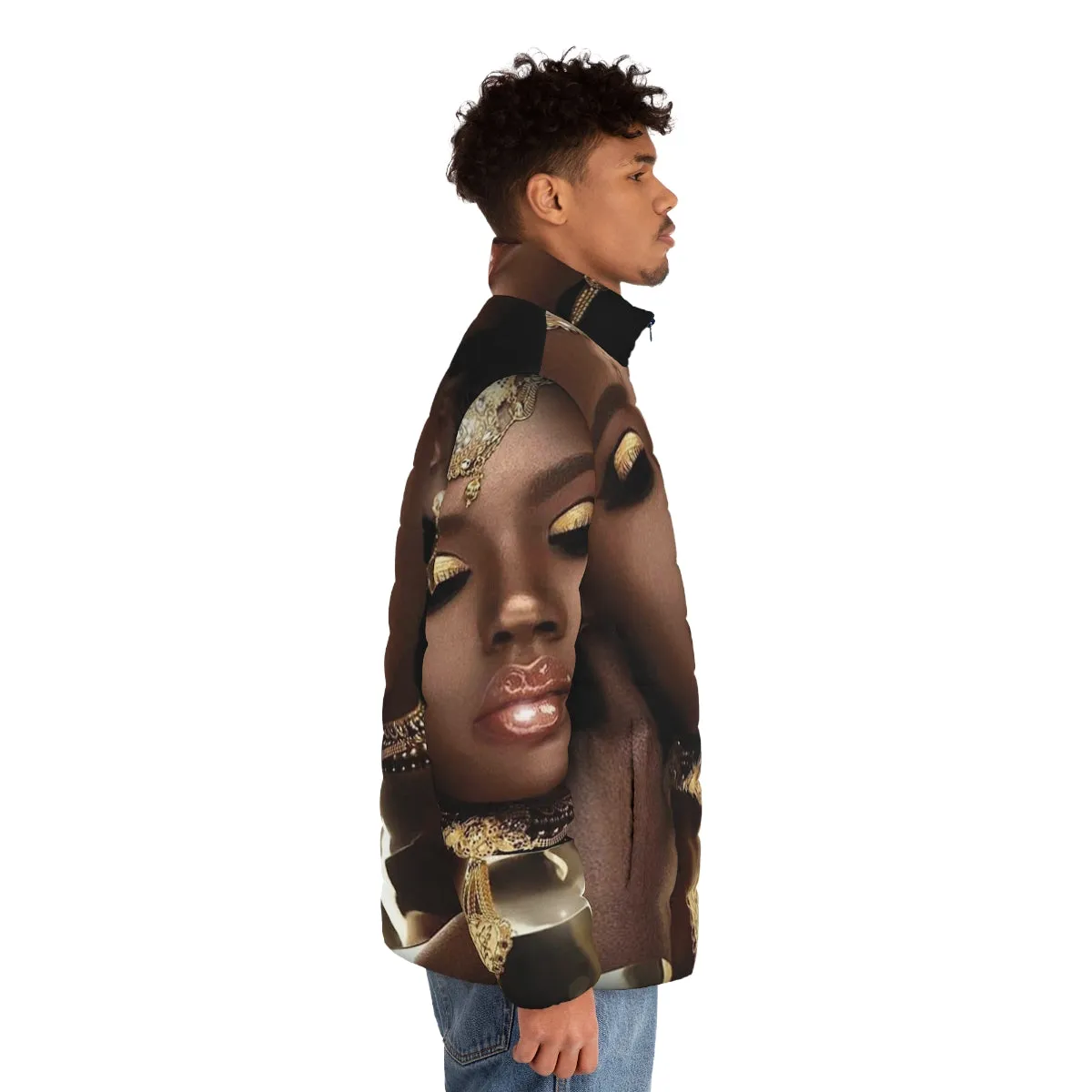 African Queen Puffer Jacket 2 - Tribal Style Fashion for Women