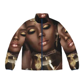 African Queen Puffer Jacket 2 - Tribal Style Fashion for Women