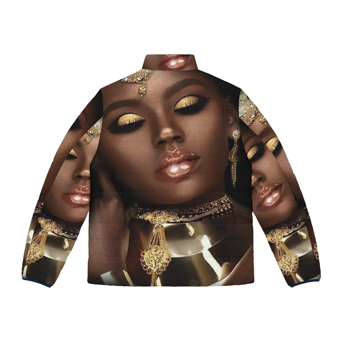 African Queen Puffer Jacket 2 - Tribal Style Fashion for Women