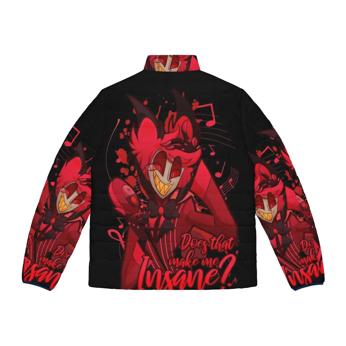 Alastor The Radio Demon Hazbin Hotel Puffer Jacket