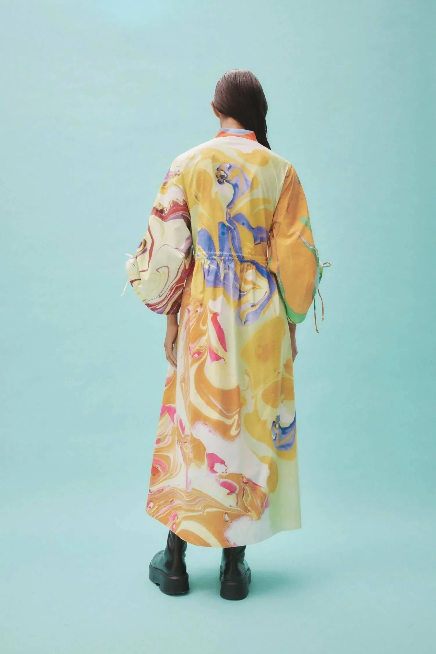 Alemais Luca Midi Shirt Dress Multi Size 16