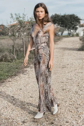Animal Print Jumpsuit