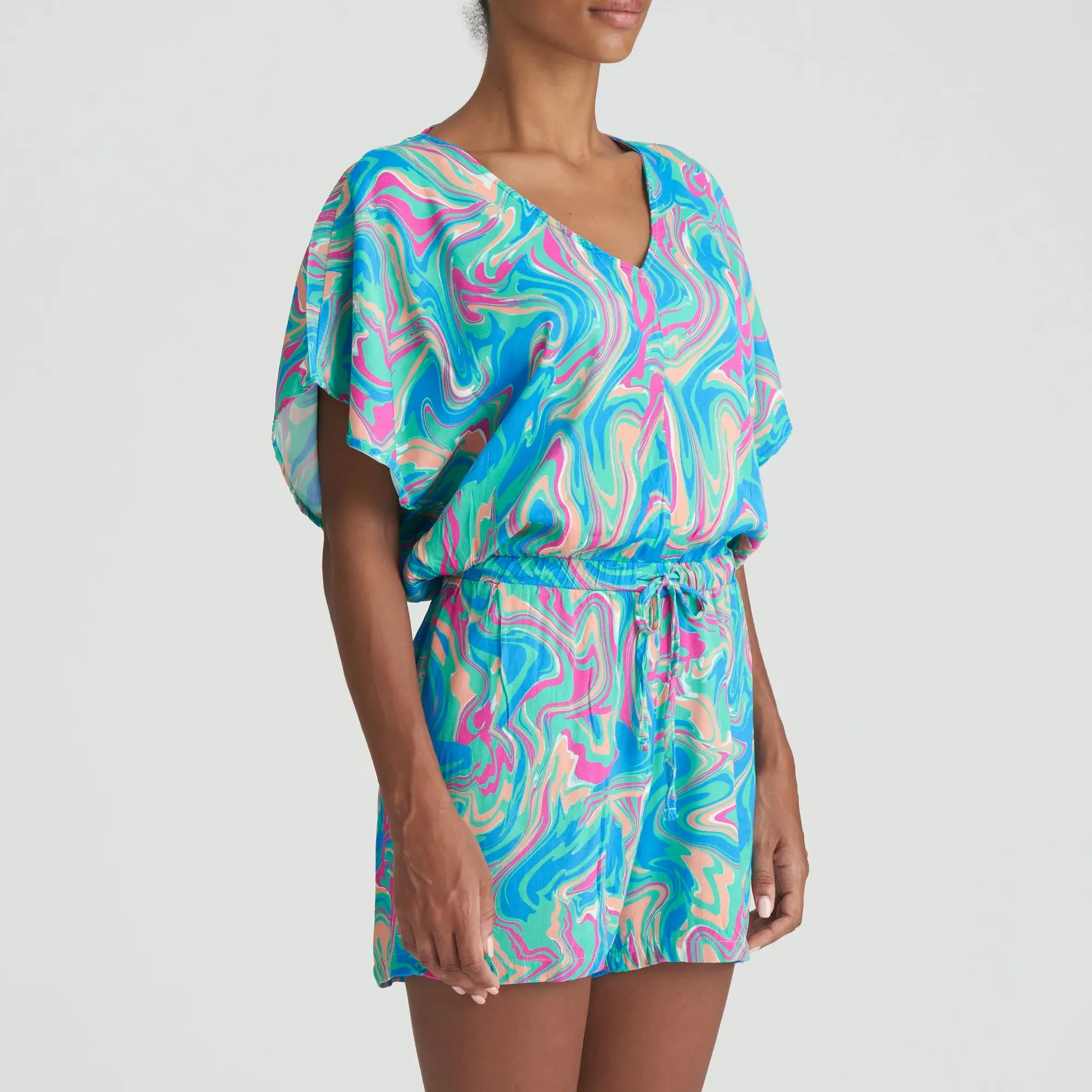 Arubani Swimwear Jumpsuit - Ocean Swirl