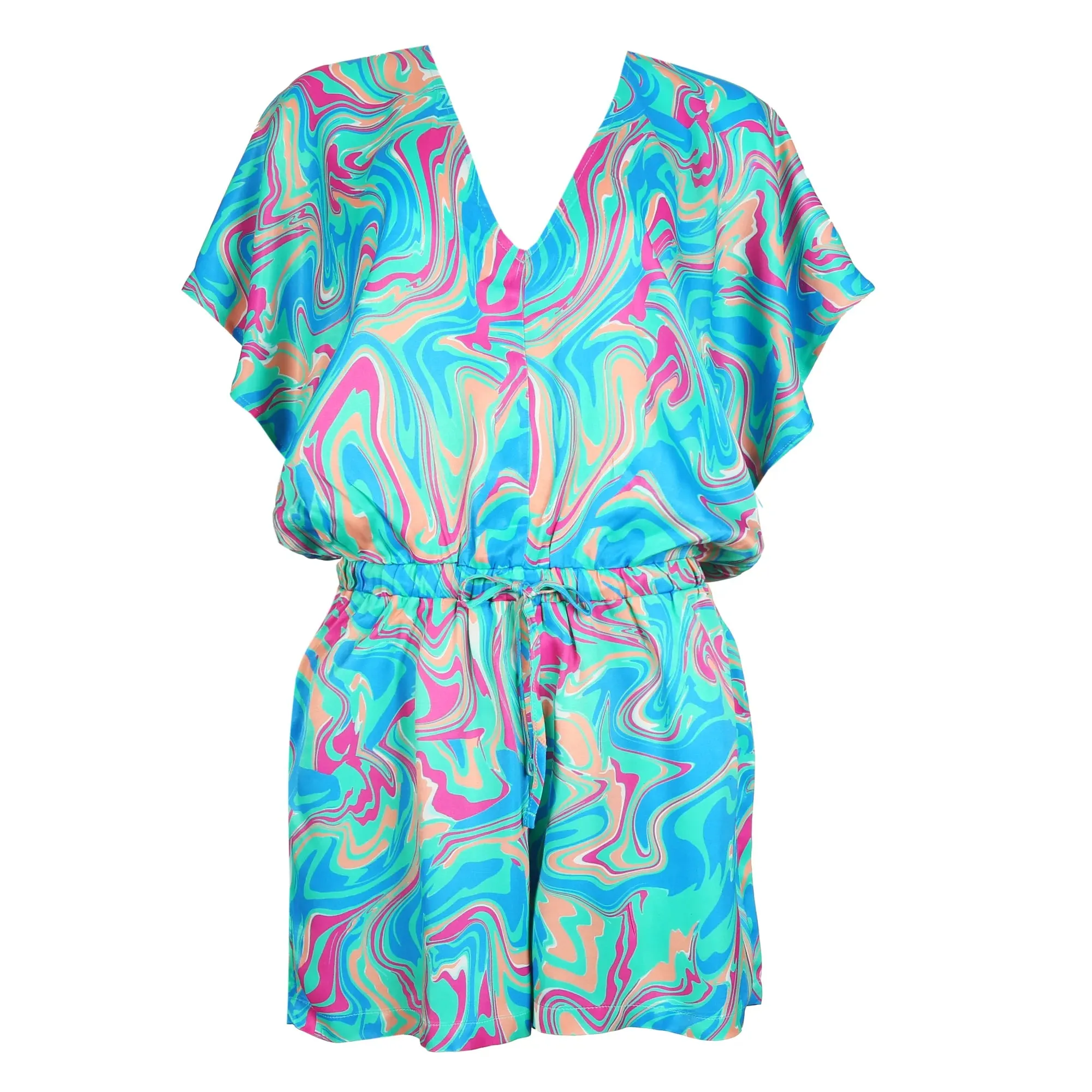 Arubani Swimwear Jumpsuit - Ocean Swirl