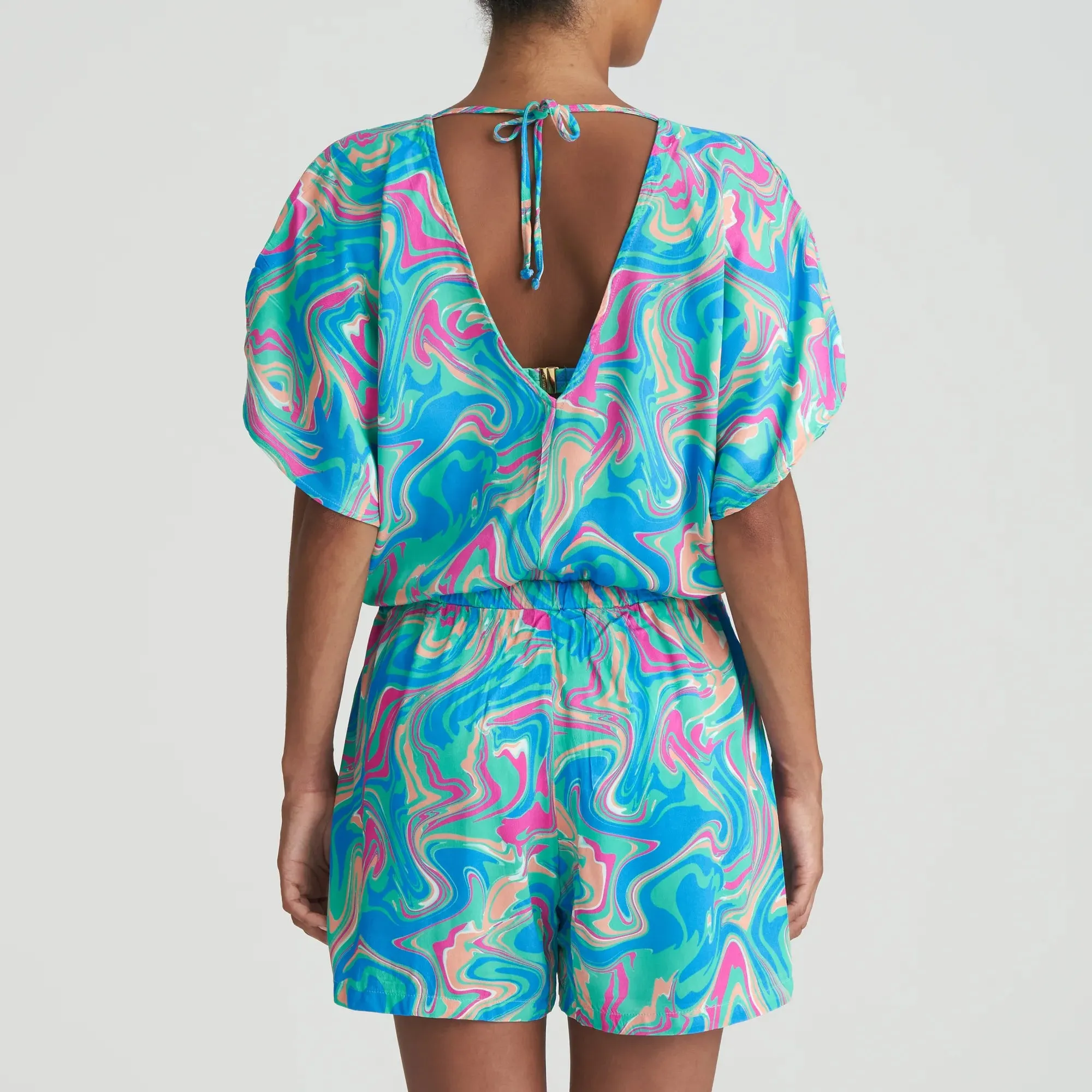 Arubani Swimwear Jumpsuit - Ocean Swirl