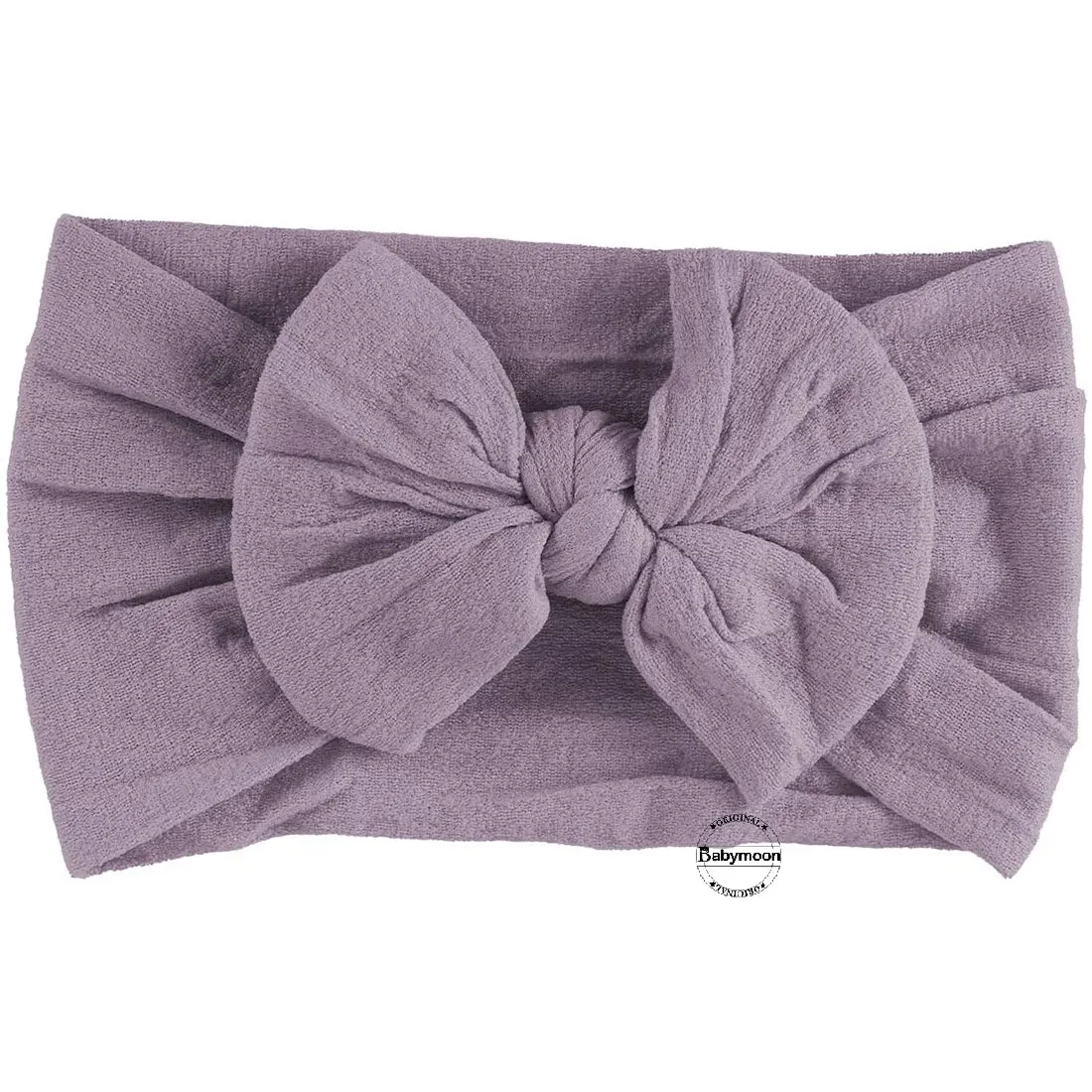 Babymoon Set of Fur Blanket (70x60cm), Wrap & Headband Photography Props - Purple