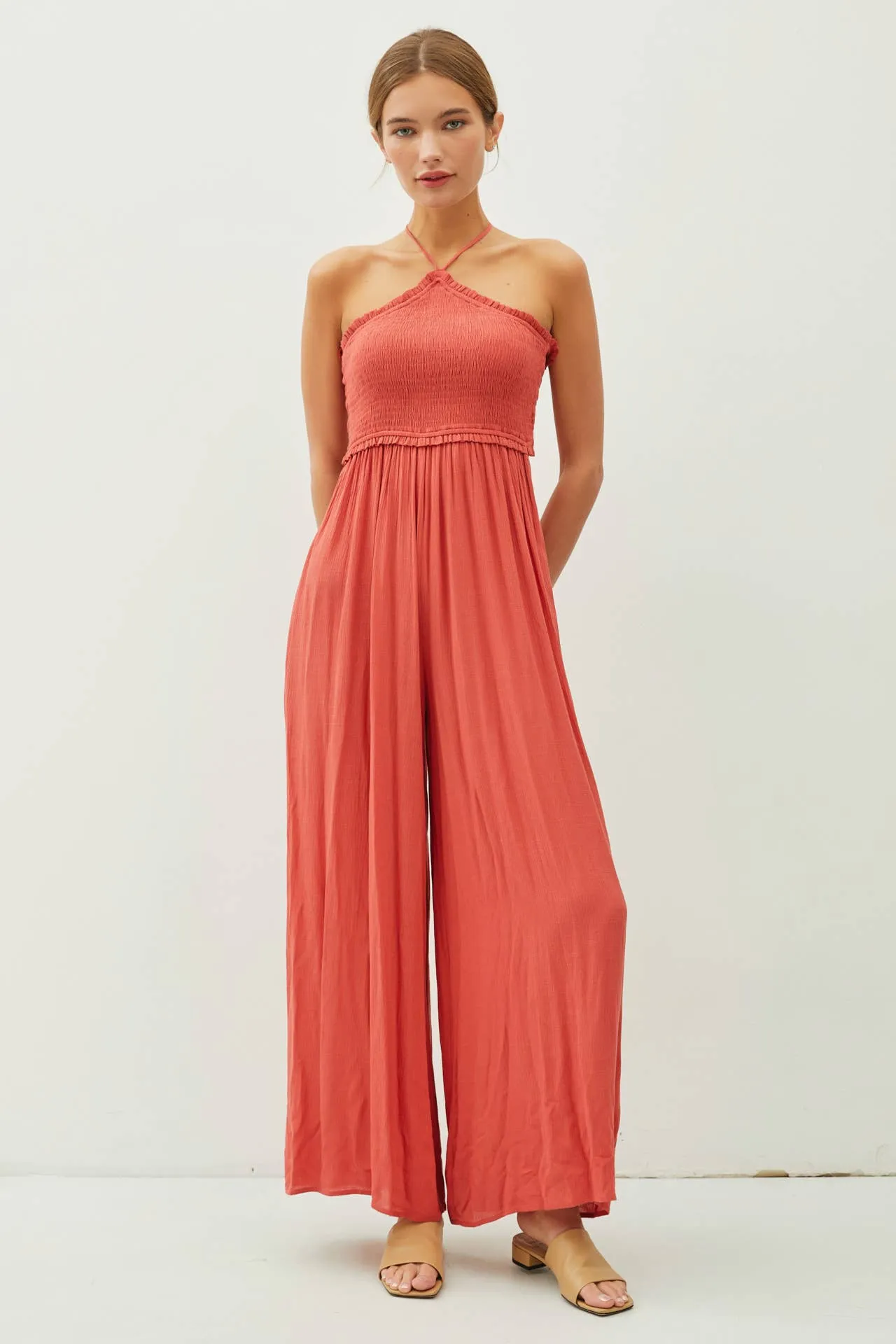 BACK CUTOUT JUMPSUIT