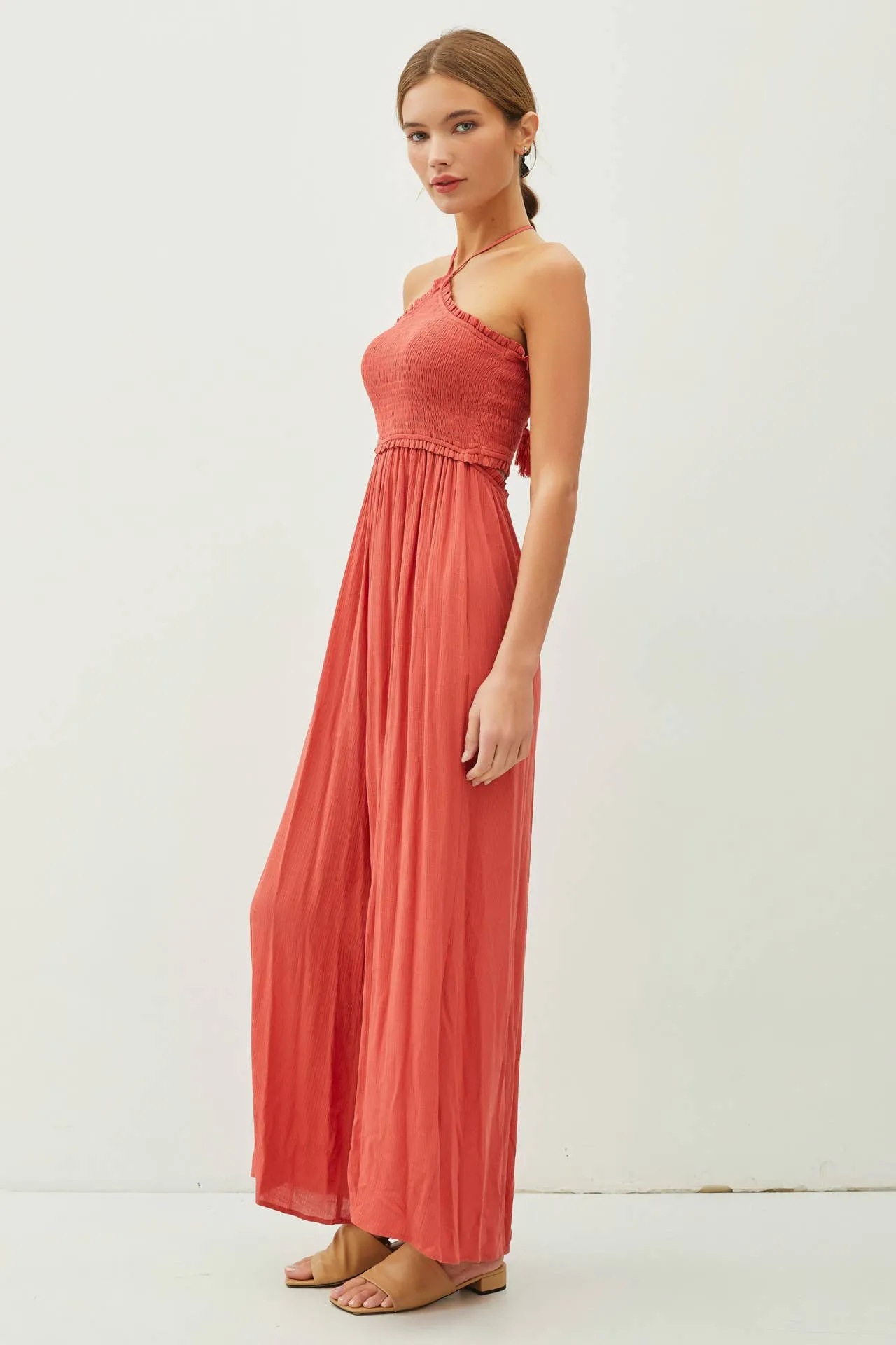 BACK CUTOUT JUMPSUIT