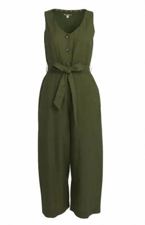 Barbour Amelda Jumpsuit, mossgreen