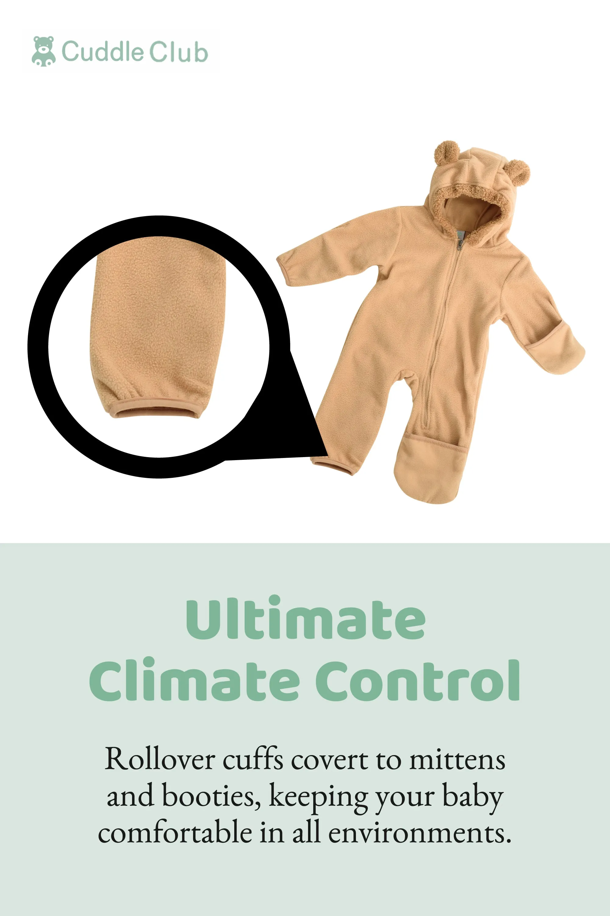 Bear Fleece Bunting (Limited Edition Colors)
