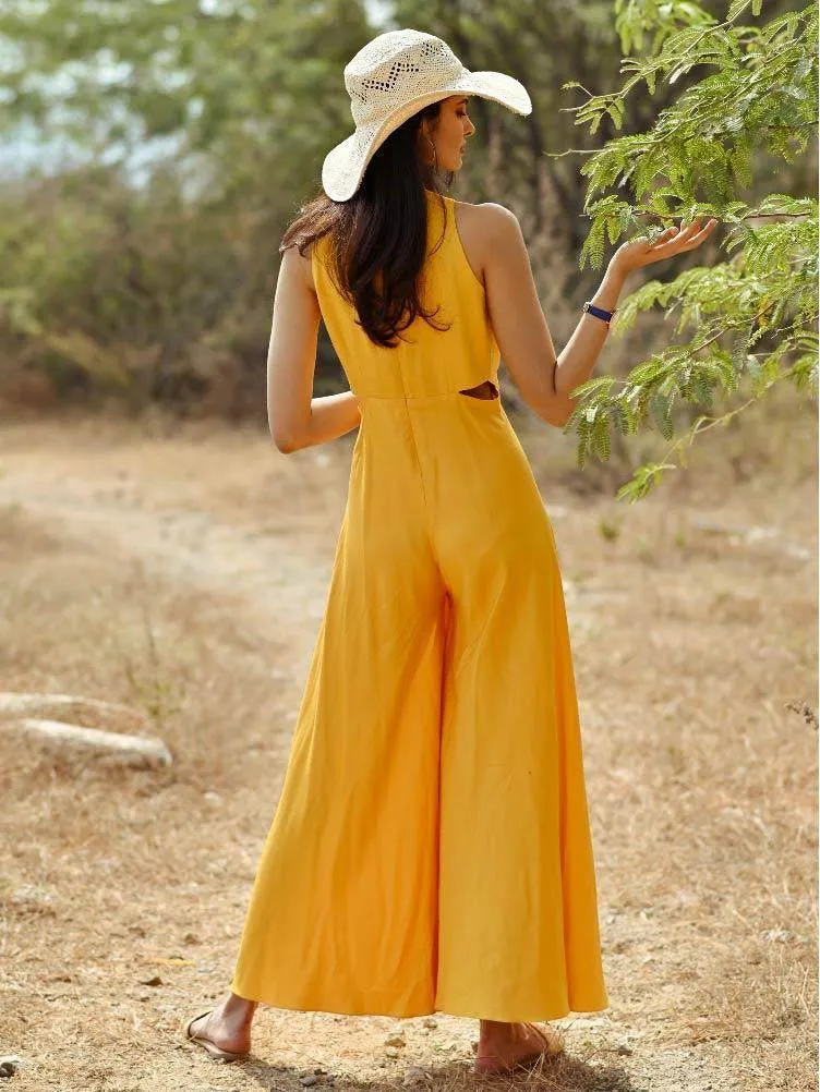 Behave Jumpsuit Yellow