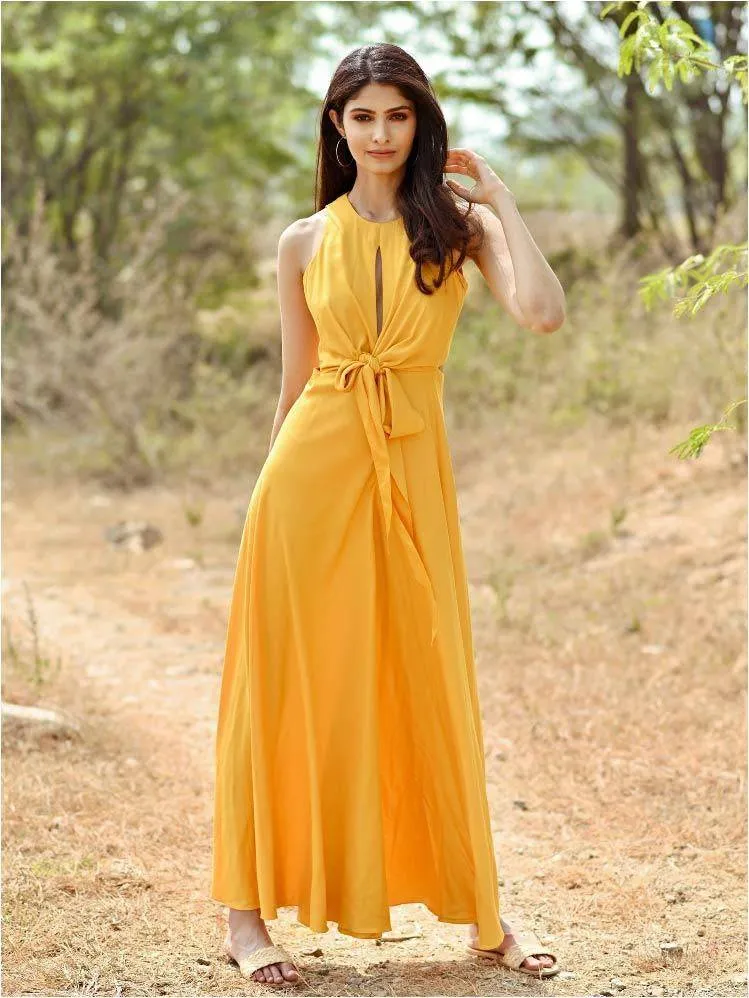 Behave Jumpsuit Yellow