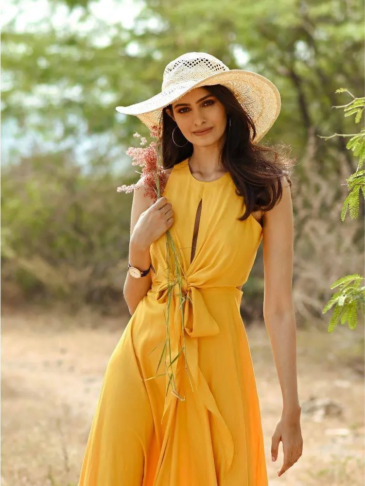 Behave Jumpsuit Yellow