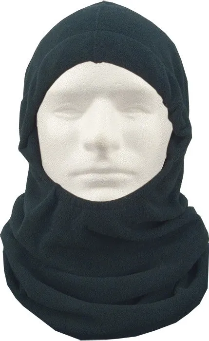 Black - Polar Fleece Adjustable Balaclava