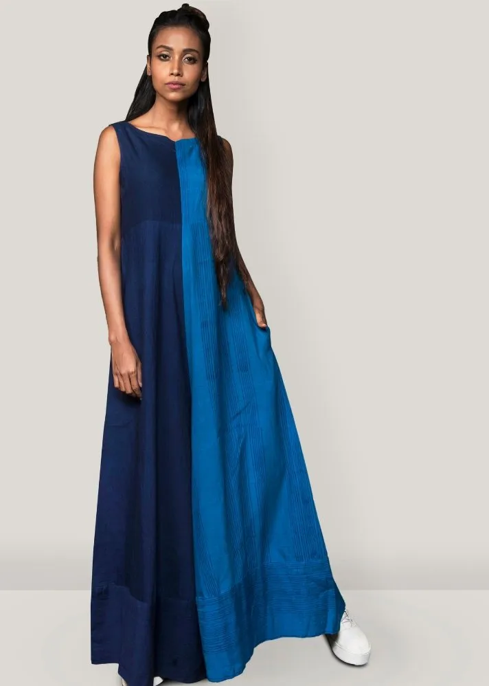 Blue Flare Jumpsuit