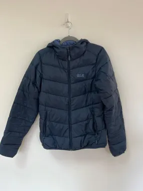 Blue Lightweight Puffer Jacket, Jack Wolfskin, Size 6