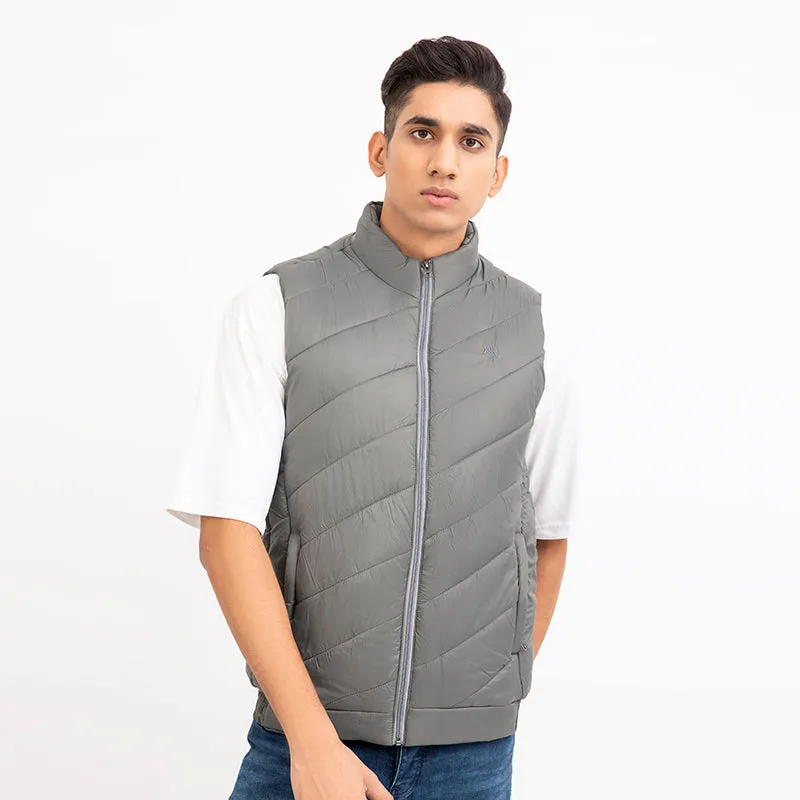 Bomber Jacket-Silver