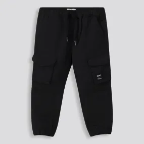 Boys Cargo Pants _ 153159 _ Black