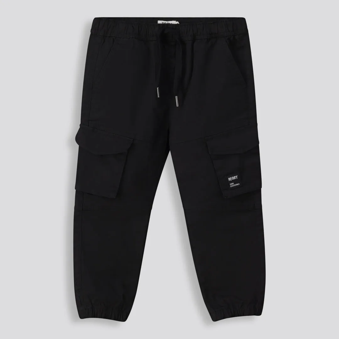 Boys Cargo Pants _ 153159 _ Black