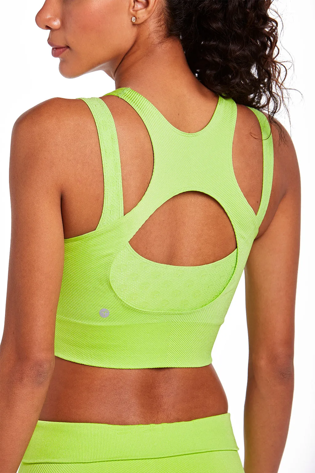 Brazilian Sports Top Twill Bra with Double Layer