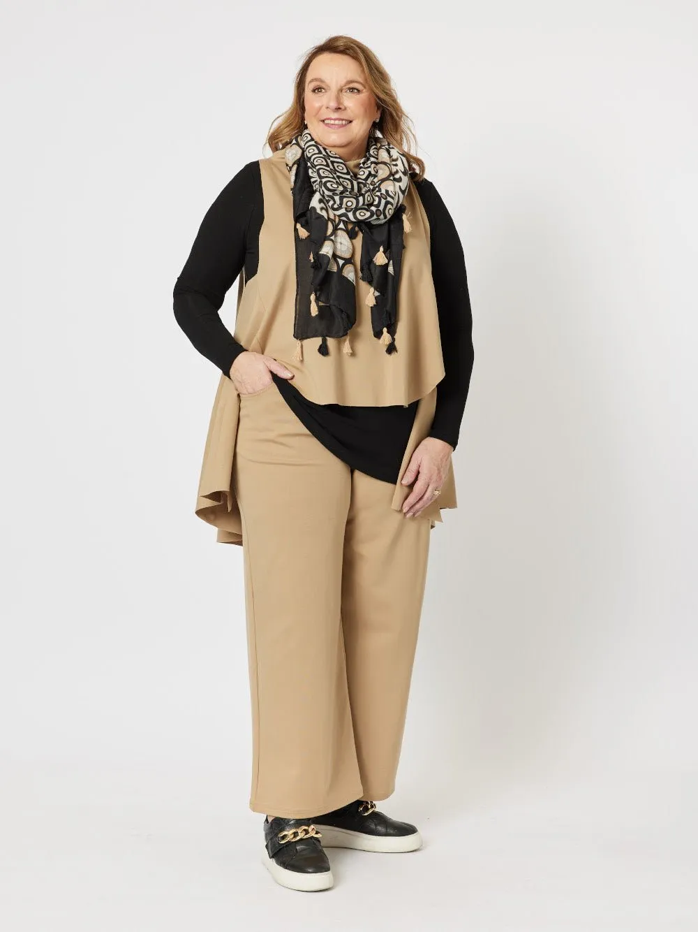 Cameron Layer Top - Caramel