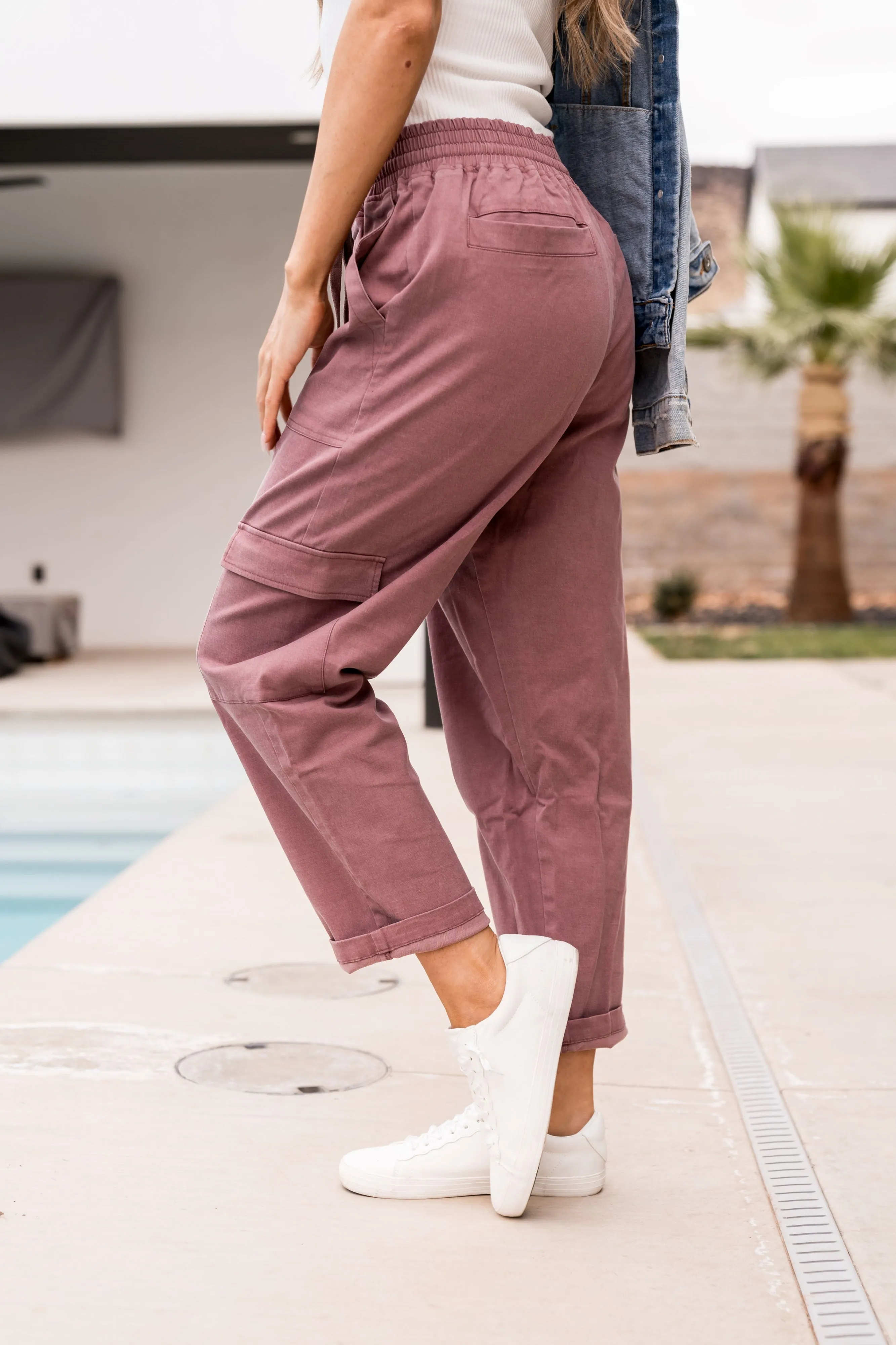 Cargo Crop - Mauve
