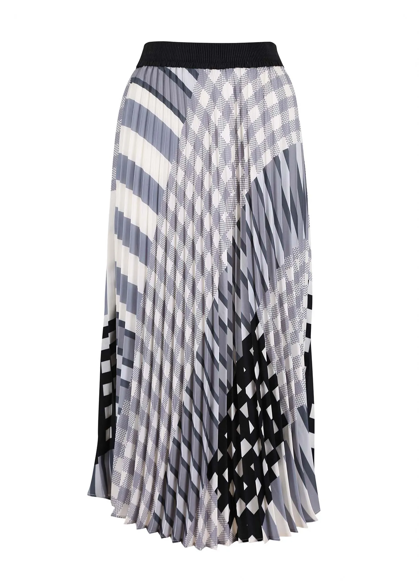 Central Park Pleated Skirt Black