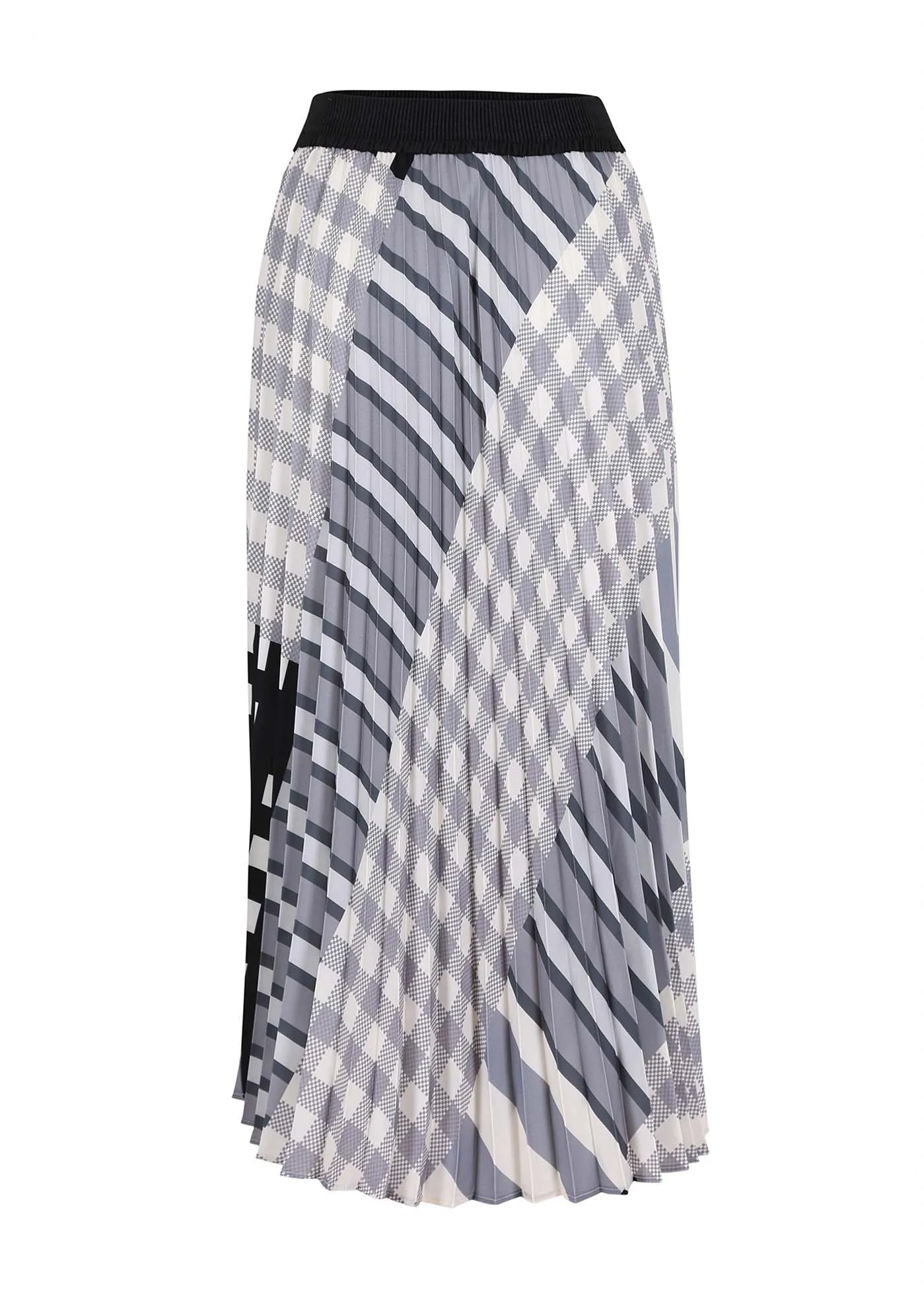 Central Park Pleated Skirt Black