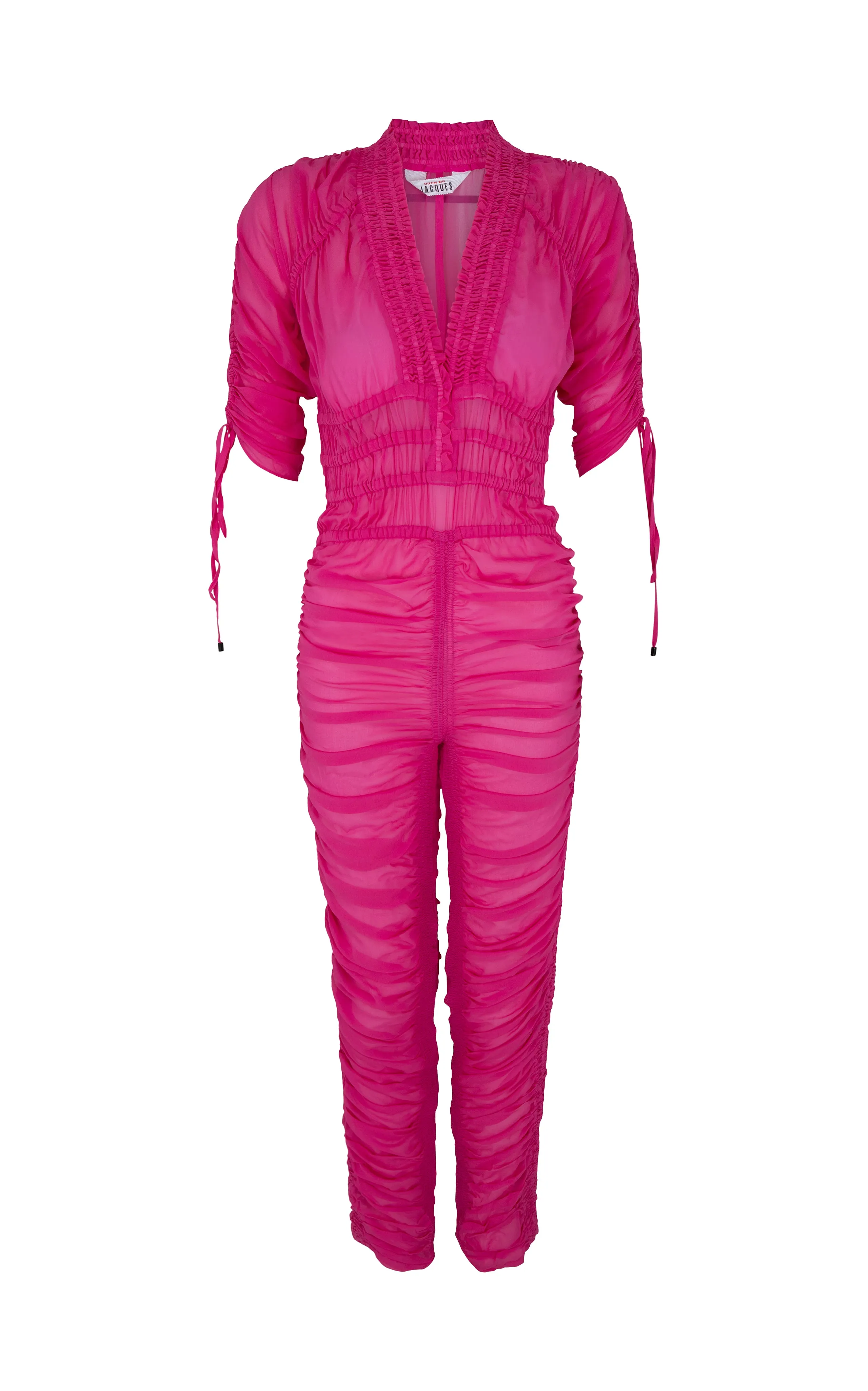 CHANTI JUMPSUIT {HOT PINK}
