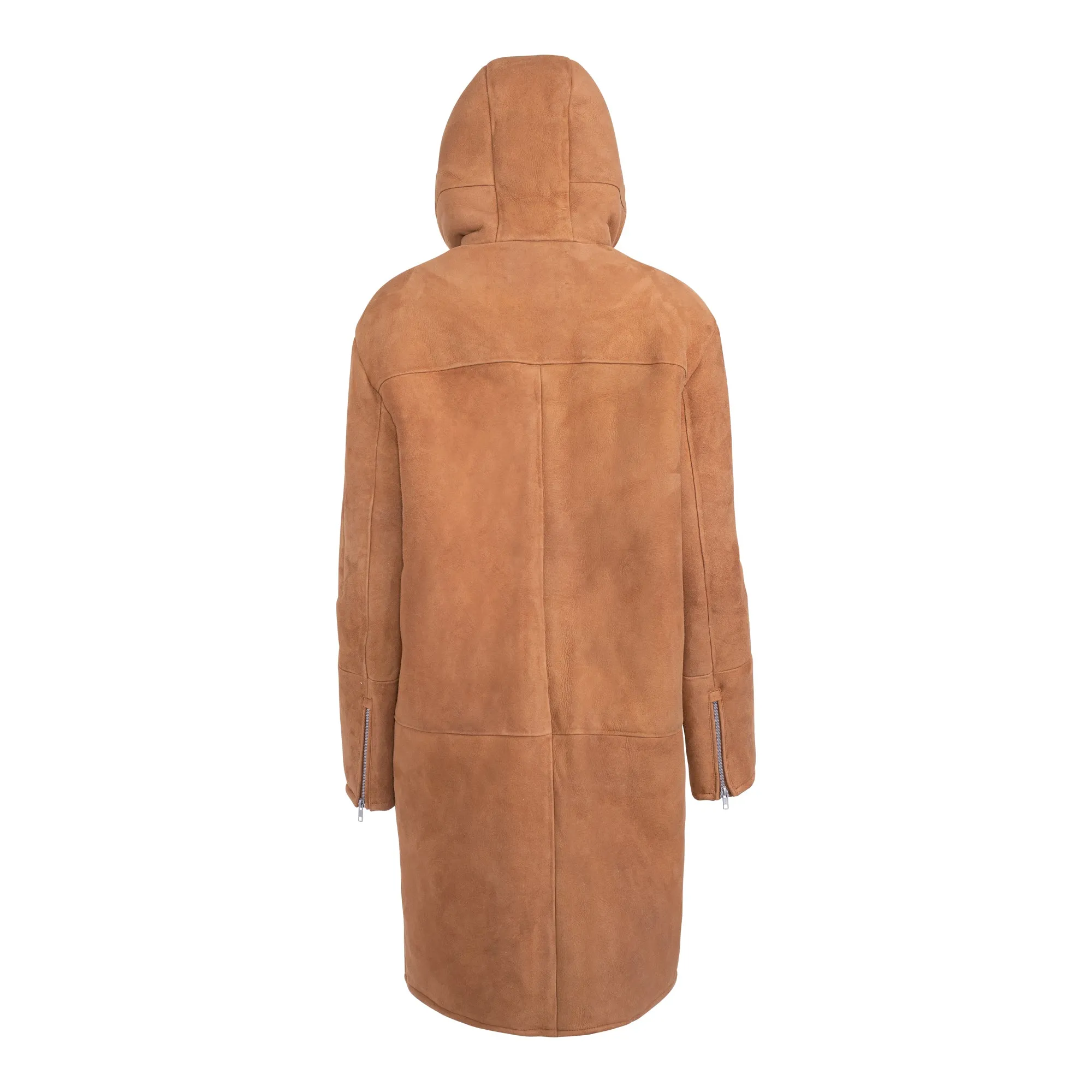 CHAYA Woman Hooded Shearling Sheepskin Parka