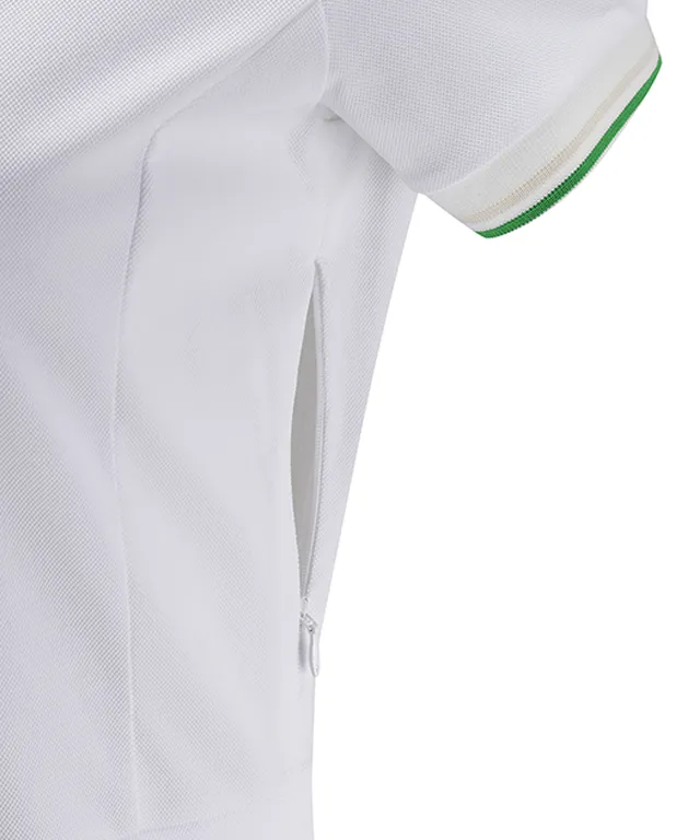 Chic Women's Golf Dress with Pleated Skirt in Classic White by ANEW