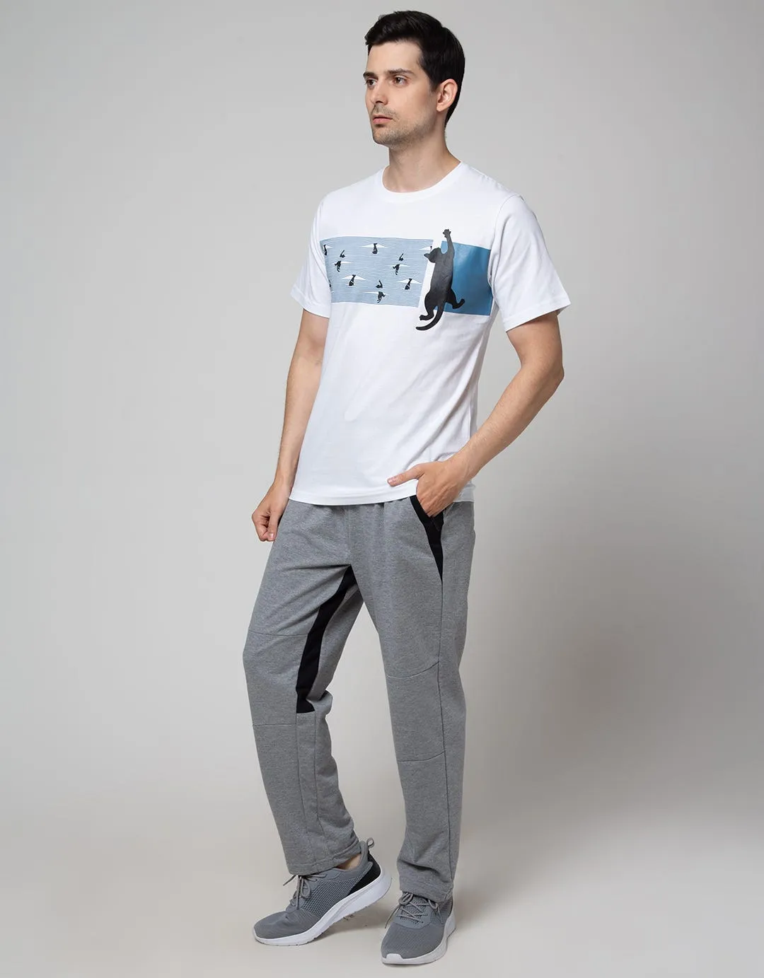 Cole Long Pants Knit Terry Hemming