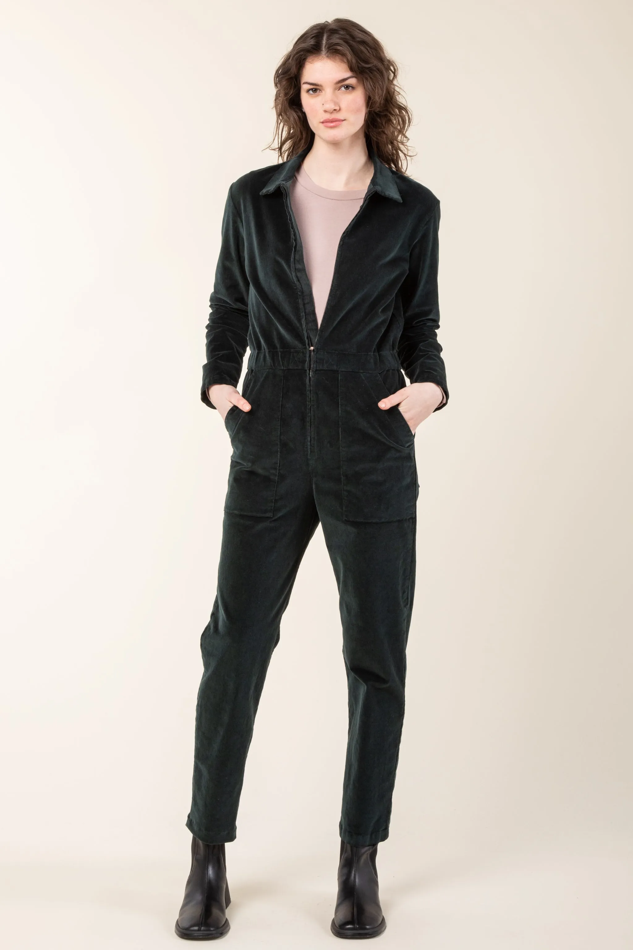 Corduroy Boilersuit in Galaxy