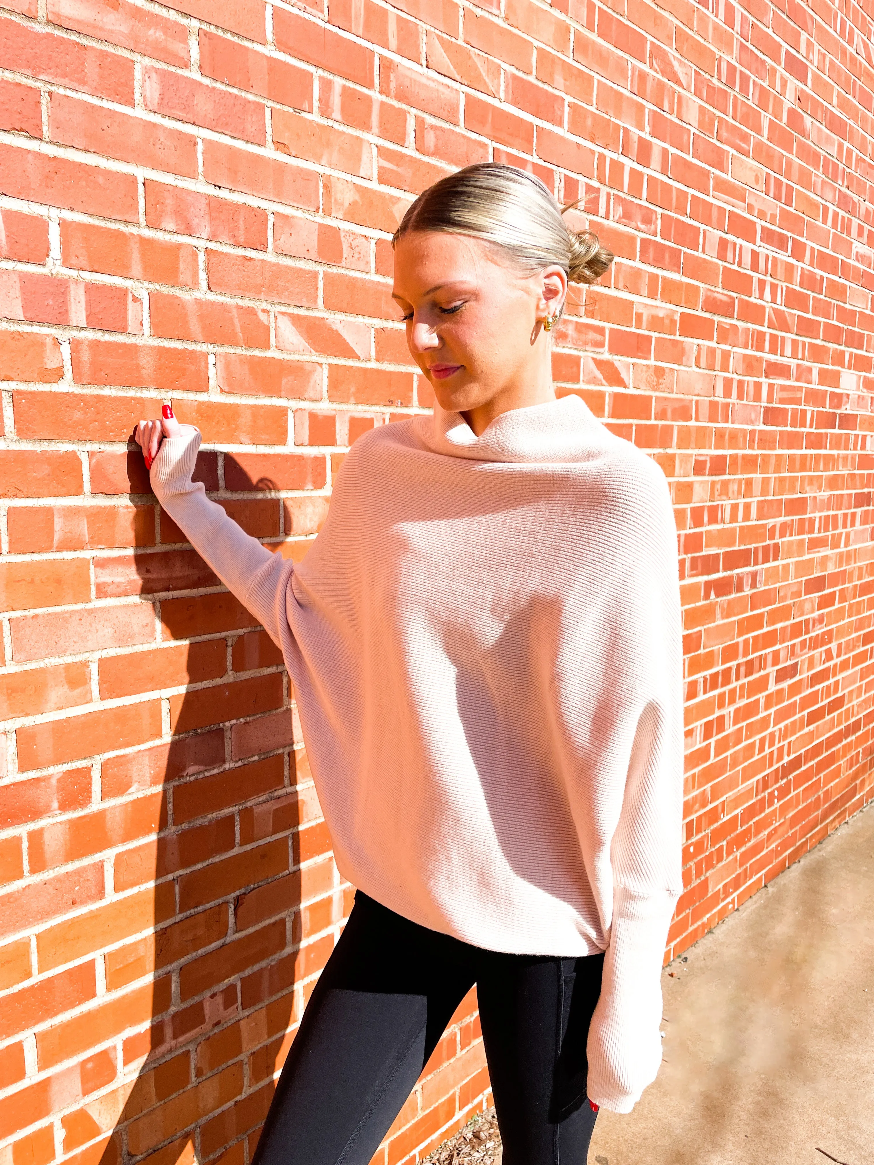 Cowl Neck Dolman Sweater