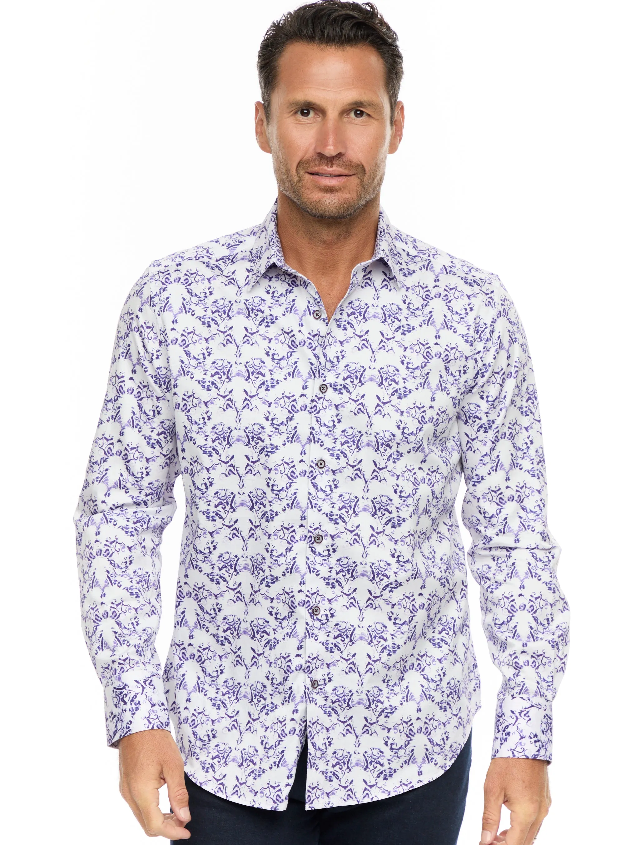 CRISWELL LONG SLEEVE BUTTON DOWN SHIRT
