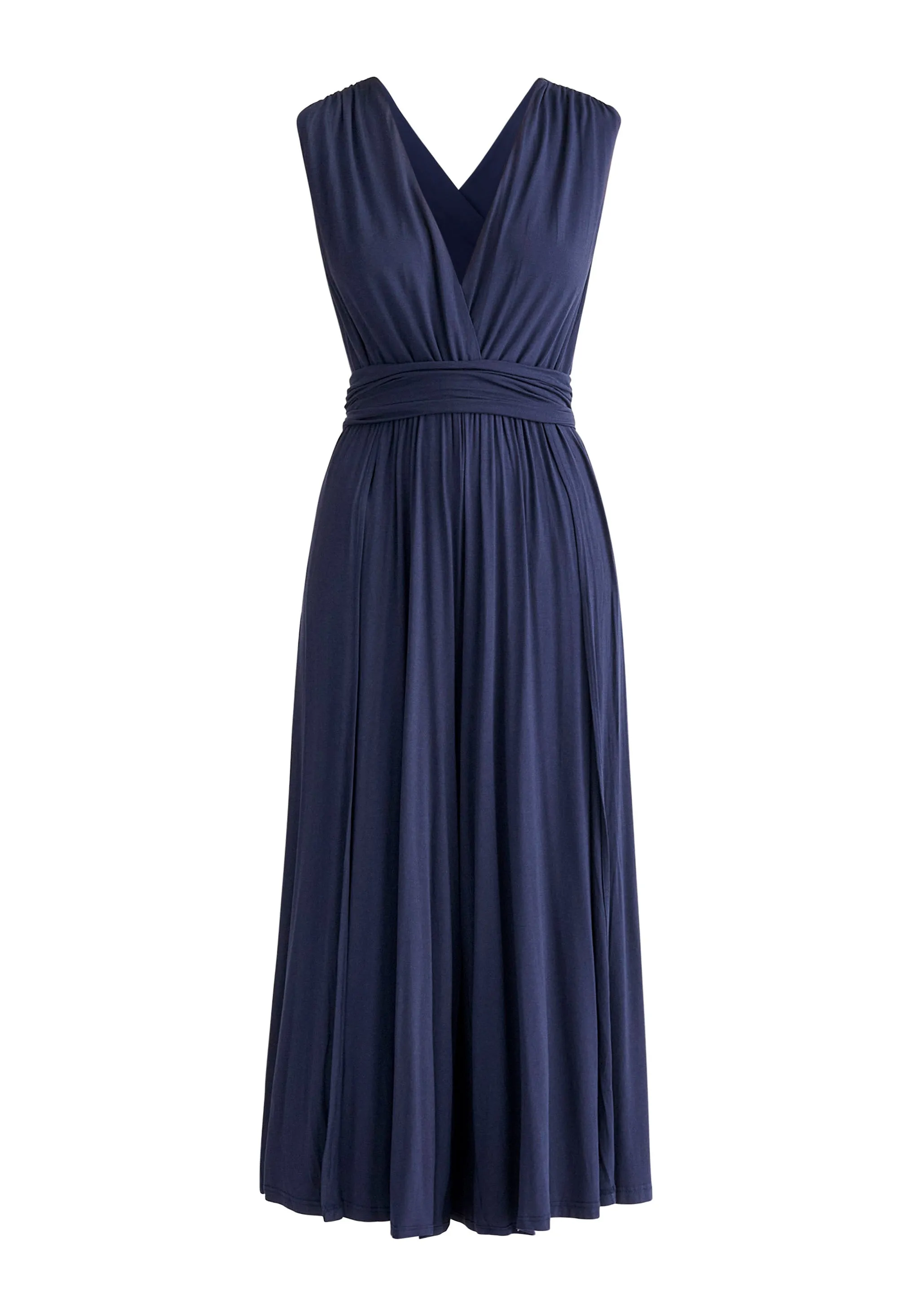 Cross Back Jersey Jumpsuit