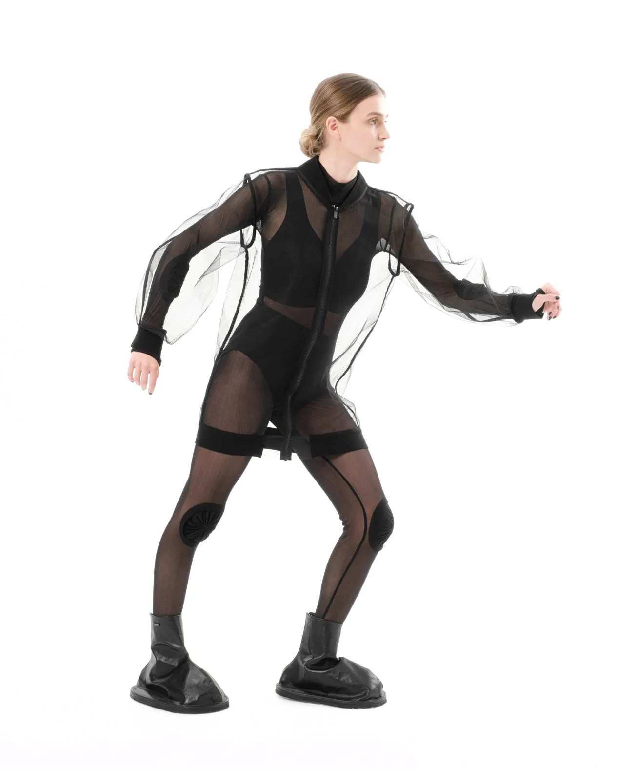DIAPHANUM MESH CIRCLE KNEES LEGGINGS