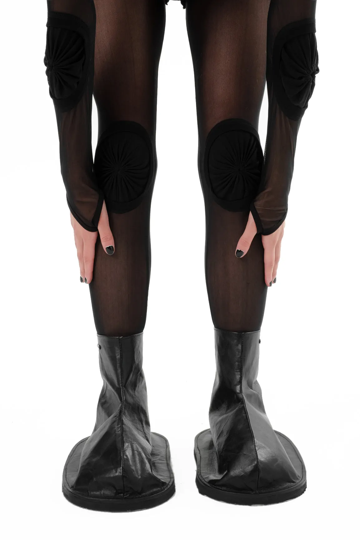 DIAPHANUM MESH CIRCLE KNEES LEGGINGS