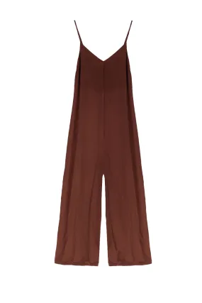 Dixie brown jumpsuit