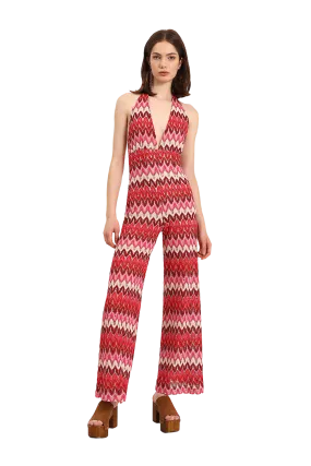 Dixie pink jumpsuit