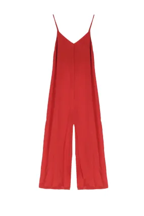 Dixie red jumpsuit